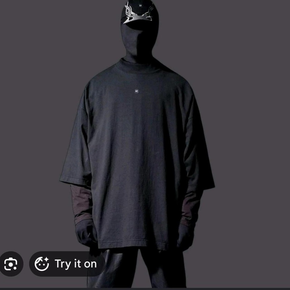 Yeezy x Gap grey canvas oversized tee